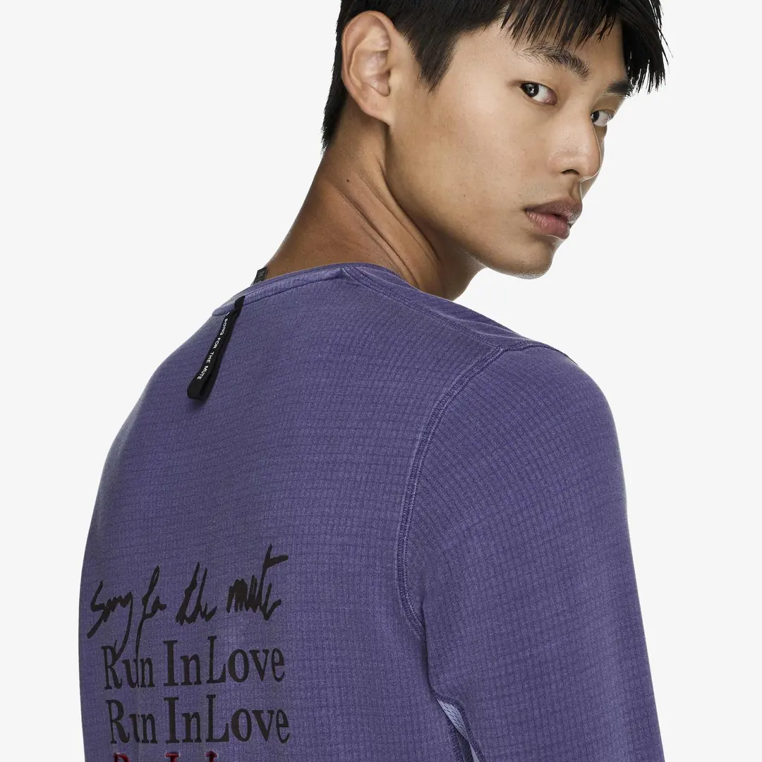 adidas x Song For The Mute Long-Sleeve Top T-Shirt 'Tech Purple' görsel 5