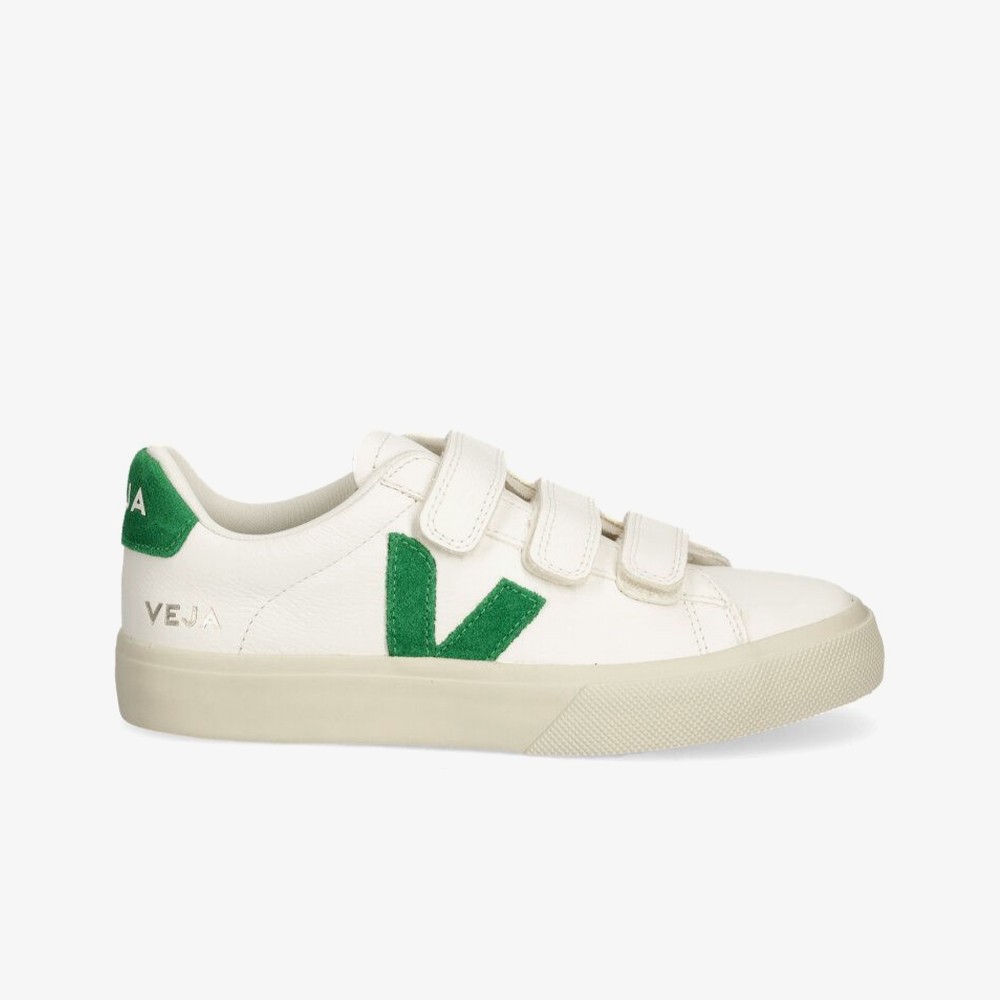 Кроссовки Veja Recife Logo Chromefree Leather 'Emeraude' (W)