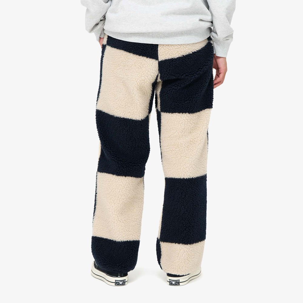 Checkered Sherpa Pant 'Navy Check'