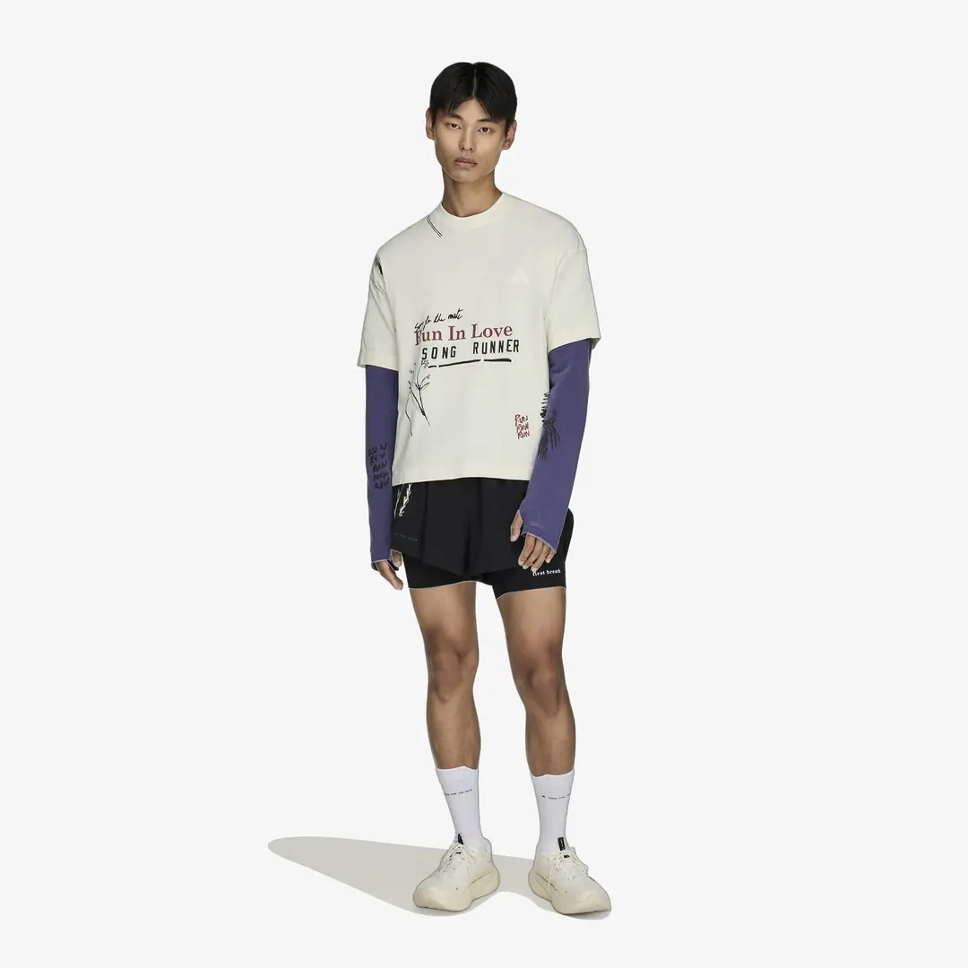 adidas x Song For The Mute Long-Sleeve Top T-Shirt 'Tech Purple' görsel 6