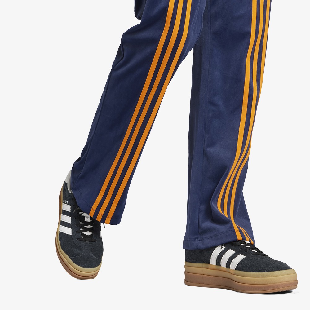 70s Velour Track Pants 'Night Indigo'