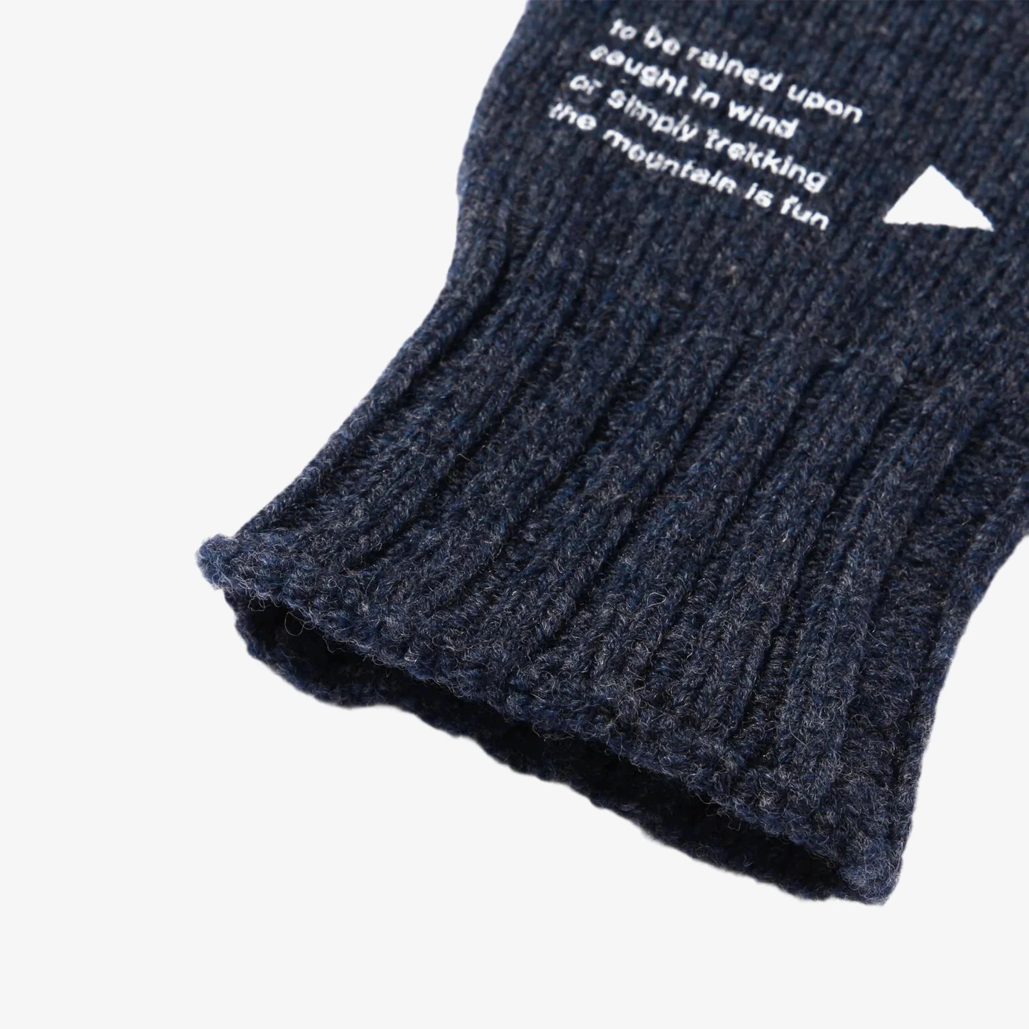 Wool Knit Glove 'Navy'