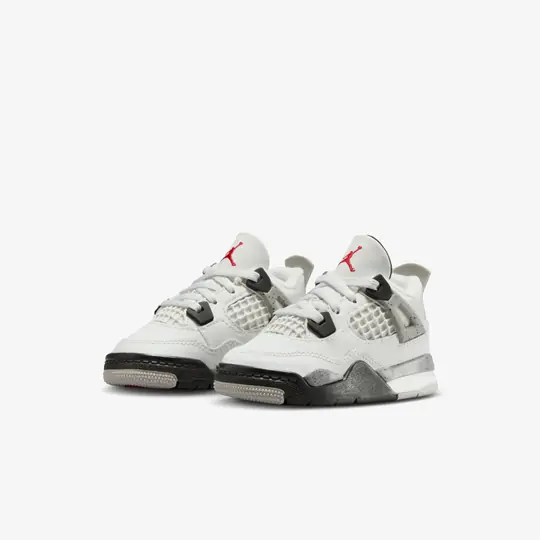 Air Jordan 4 Retro 'White Cement' (TD) - Görsel 4