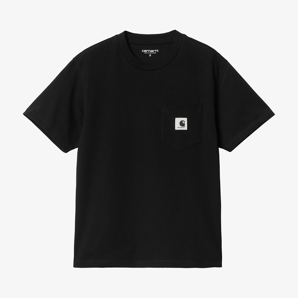 W' S/S Pocket T-Shirt 'Black'