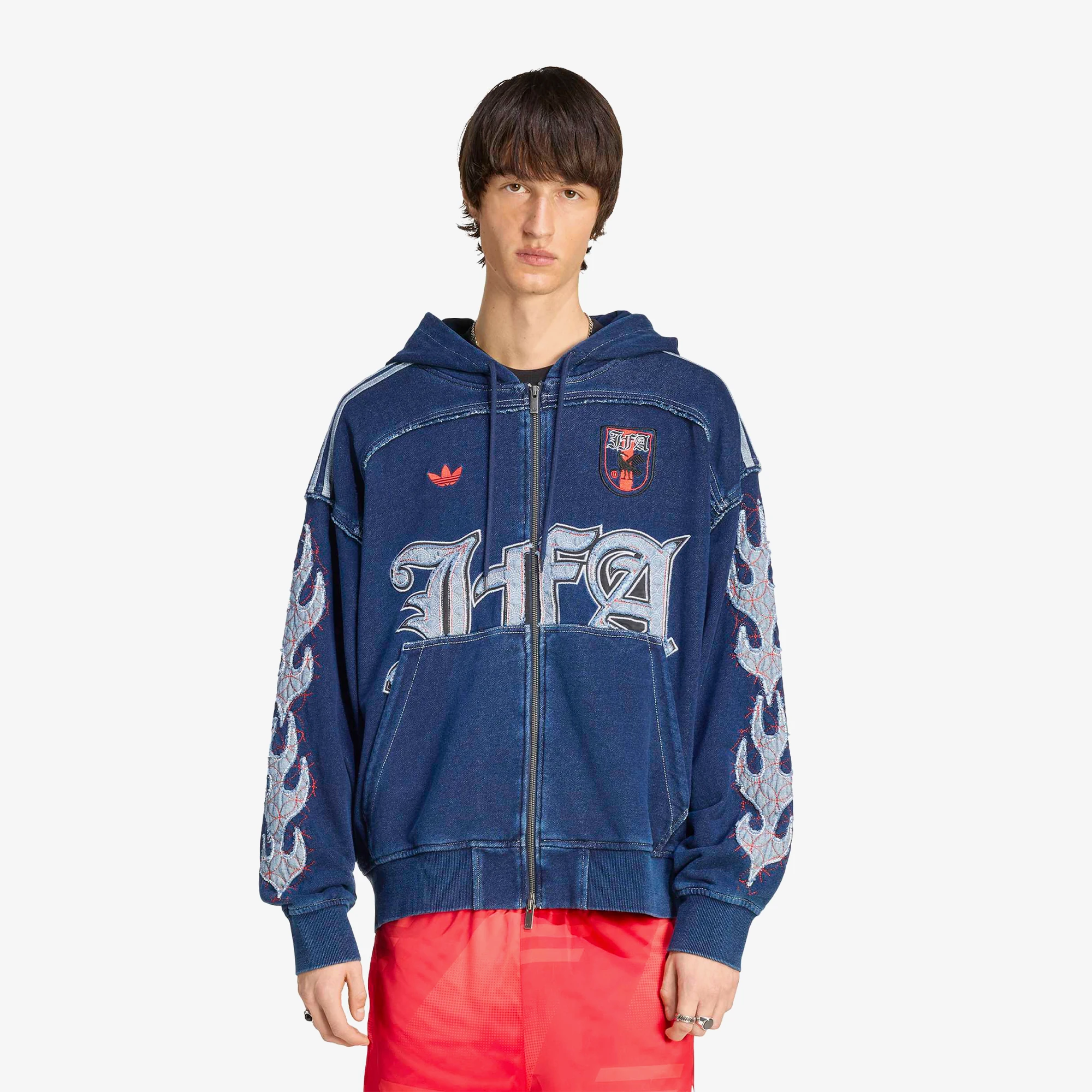 EIGHTEEN FESTIVAL IN DOME フーディ adidas FIFA World Cup 26™ Japan Hoodie 'Indigo Denim' - WUNDER