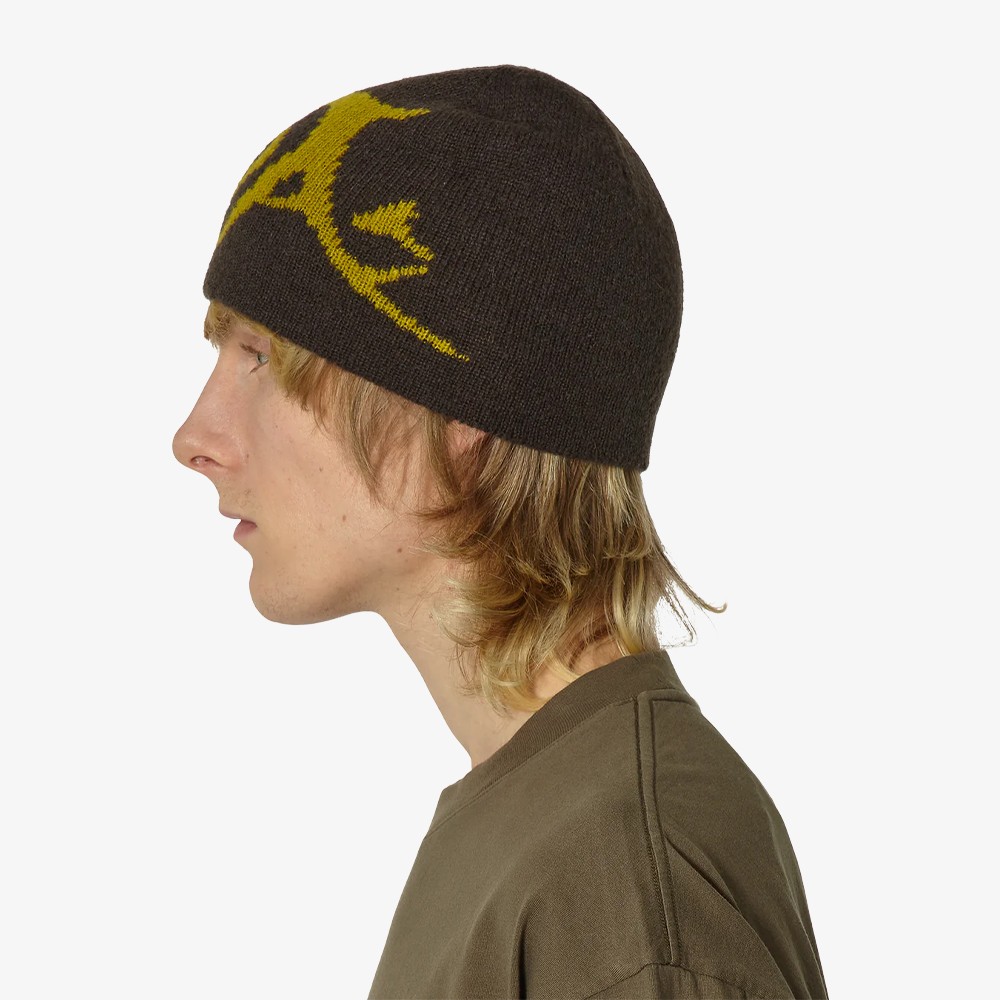 Graphic Beanie 'Brown'