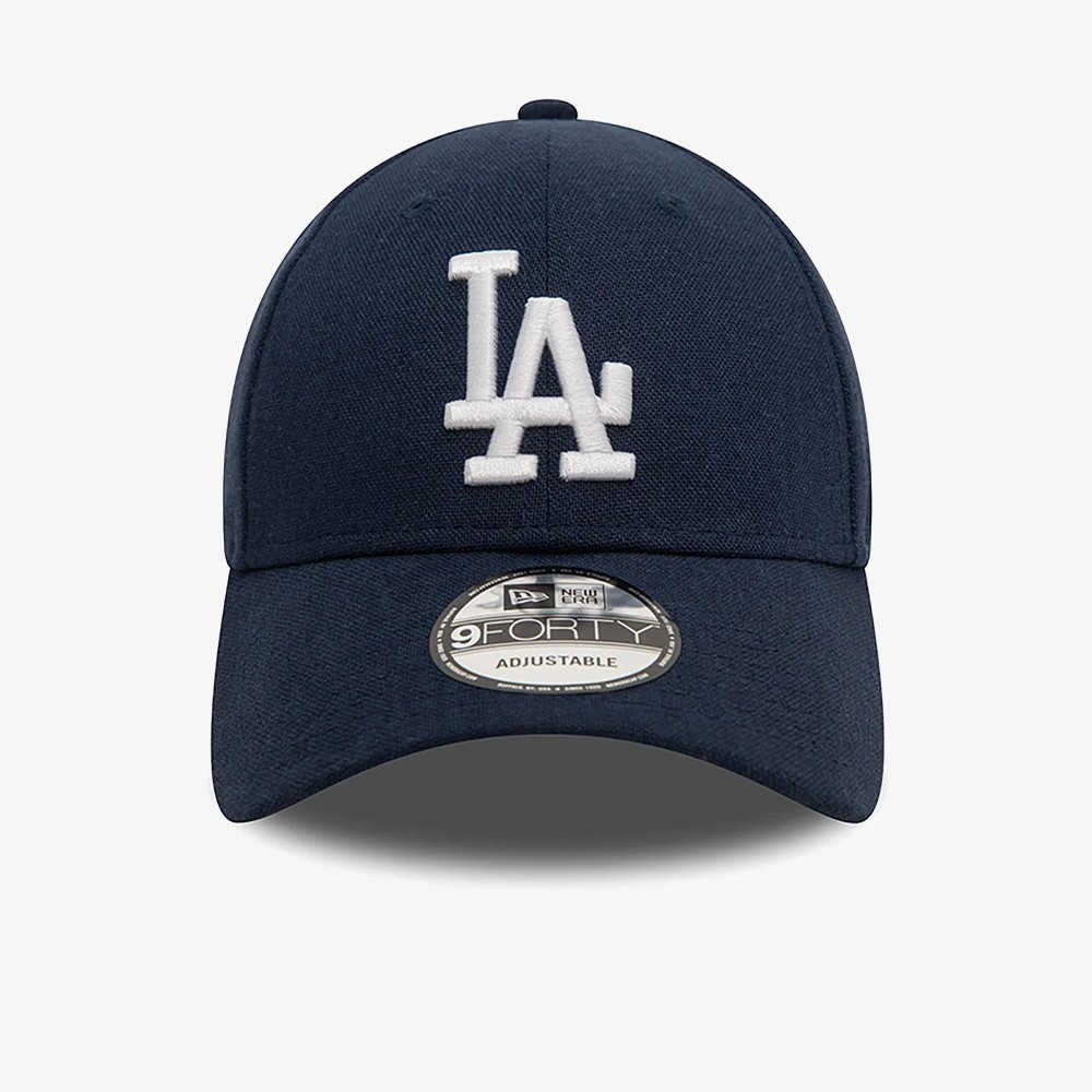 LA Dodgers Linen Navy 9FORTY Adjustable Cap 'Blue'