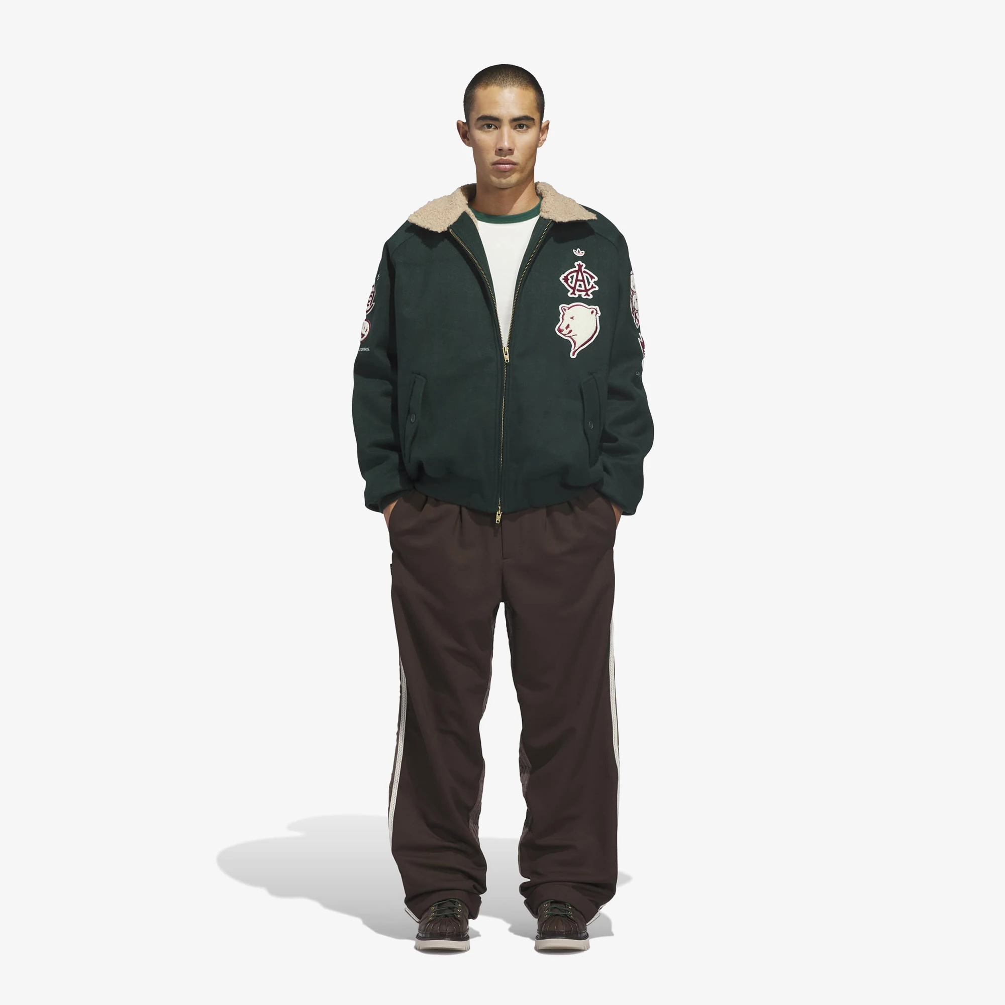 adidas x CLOT Patch Jacket by Edison Chen 'Green Night' - WUNDER