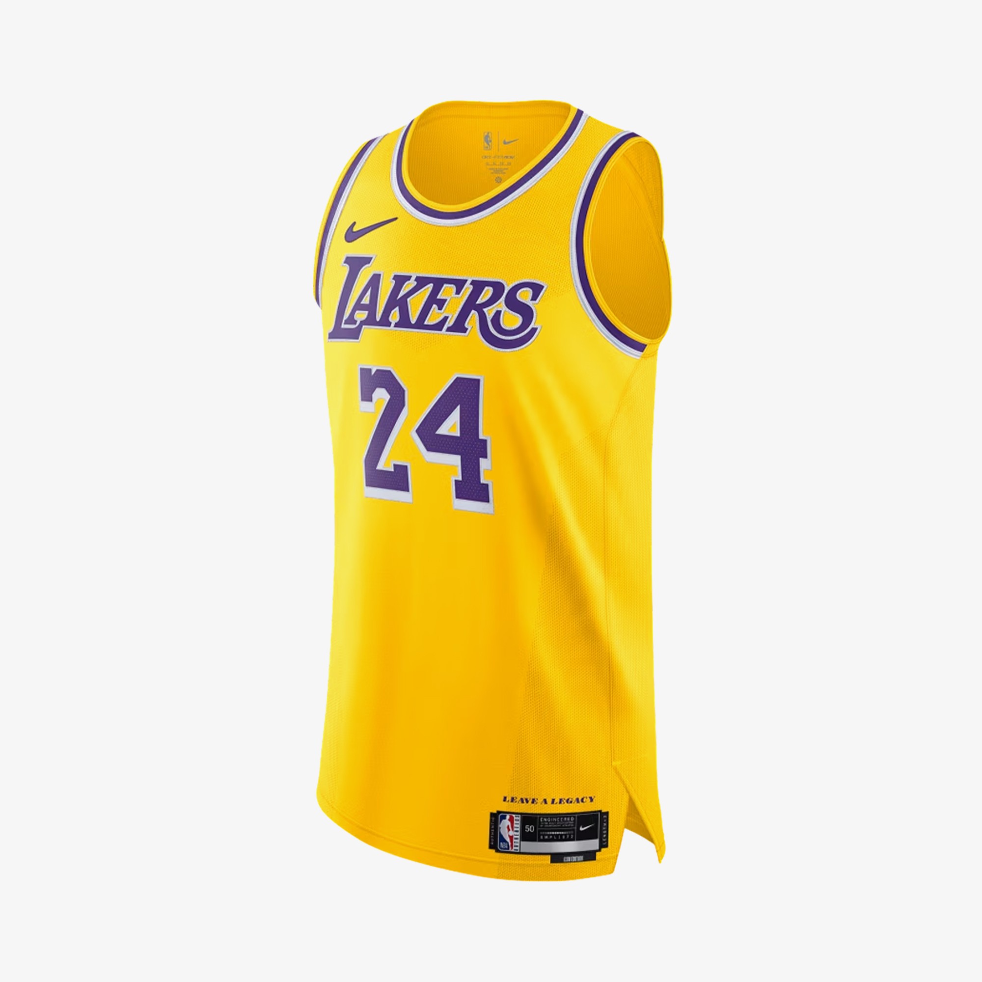 Los Angeles Lakers Kobe Bryant #24 Leave A Legacy Jersey 'Amarillo'