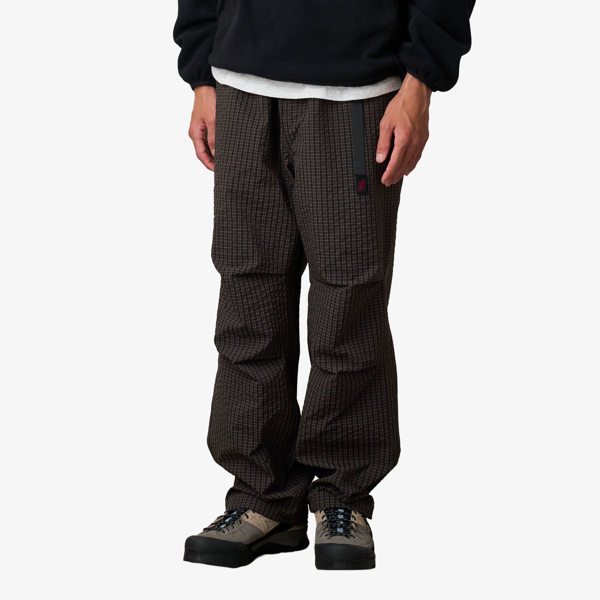Northside Plaid Pant 'Deep Brown'