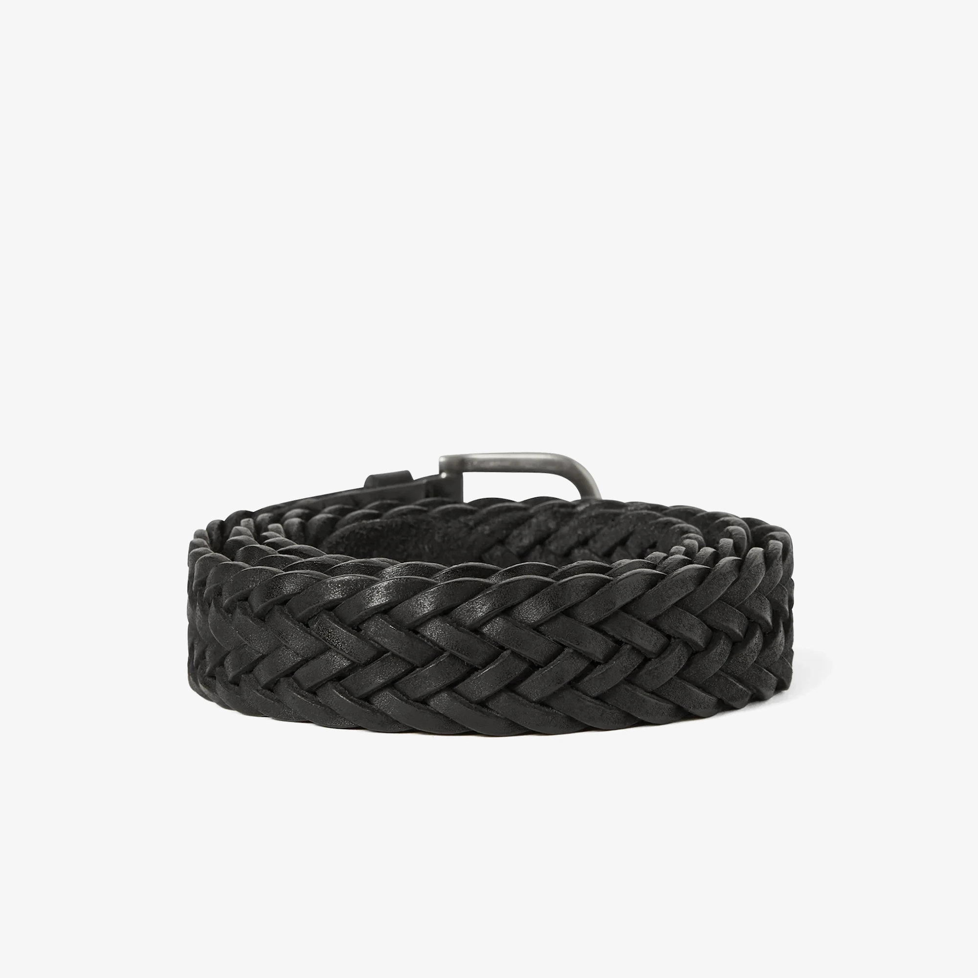 Leather Mesh Belt 'Black'