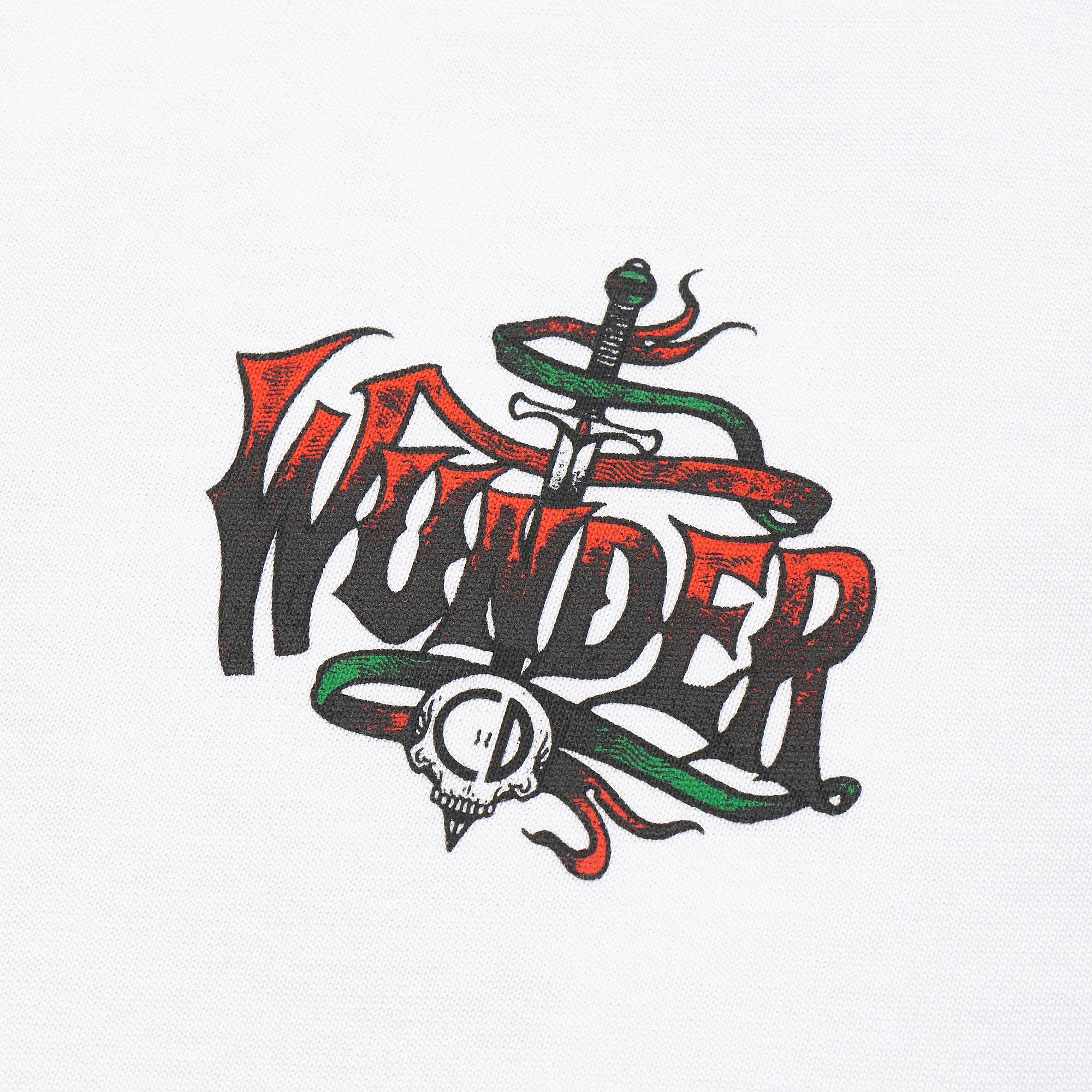 WUNDER x KRÜW Holy Rite Tee 'White'