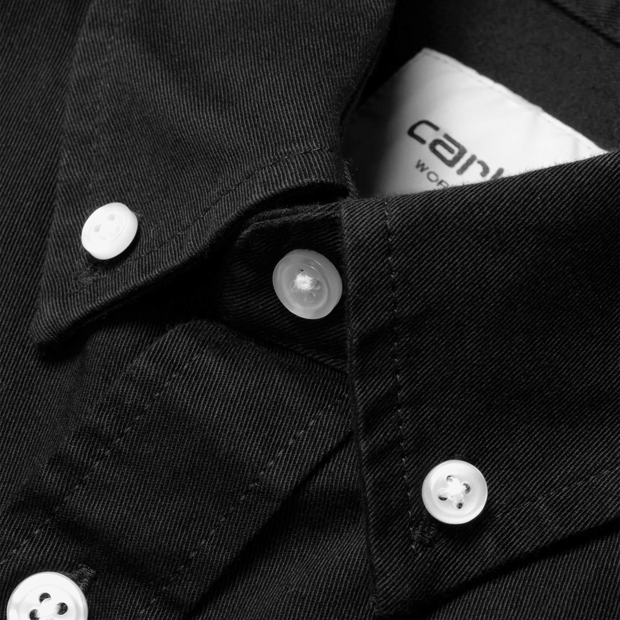 L/S Madison Shirt 'Black Wax'