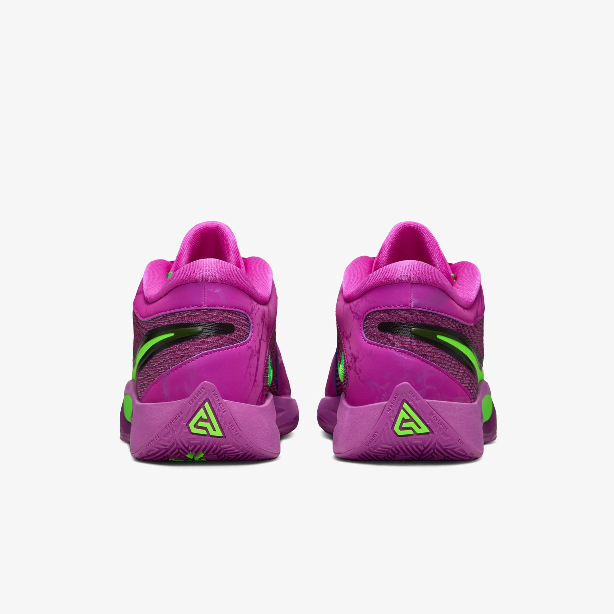 Giannis Zoom Freak 6 'Bold Berry Electric Green'