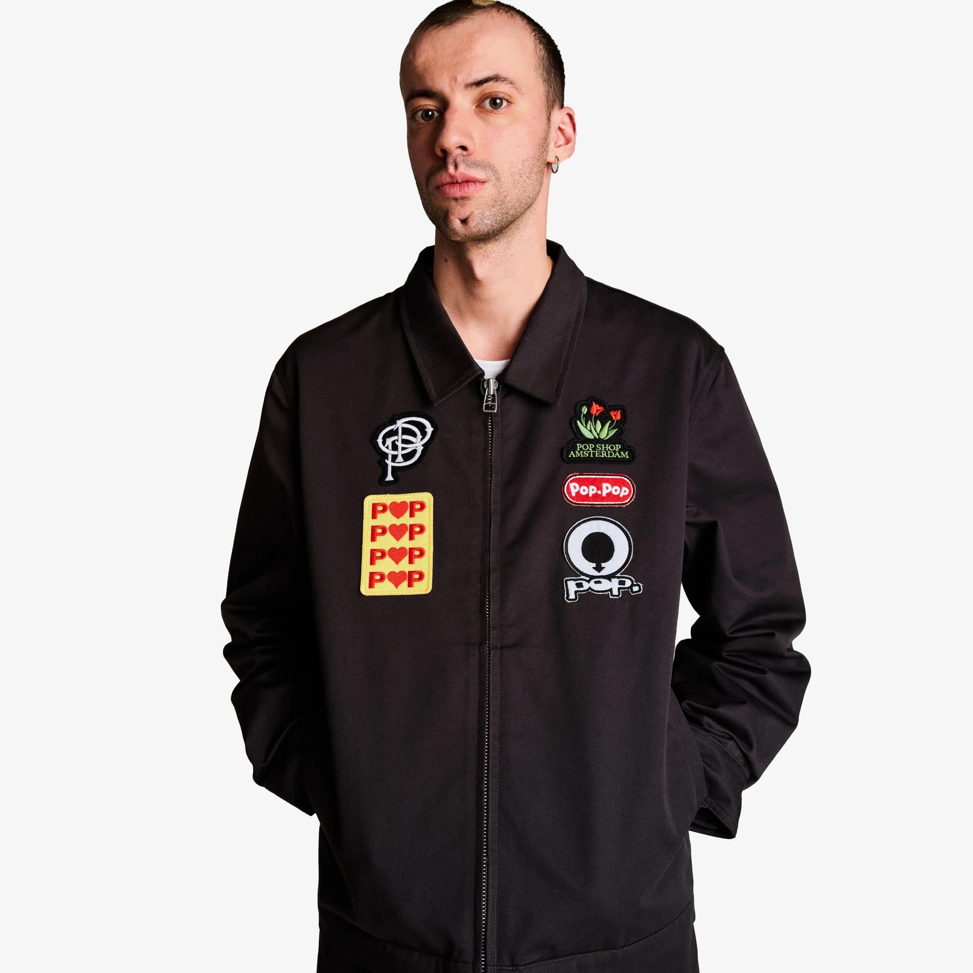 Full Zip Worker Jacket 'Anthracite'