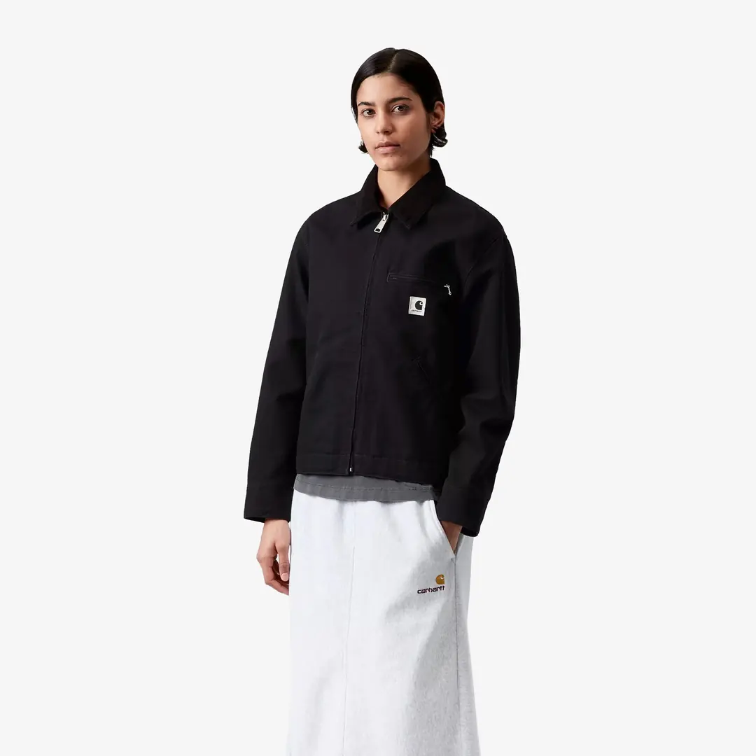 ジャケット・アウター Carhartt OG Detroit Jacket S Black Carhartt WIP W' OG Detroit Jacket 'Black' - WUNDER