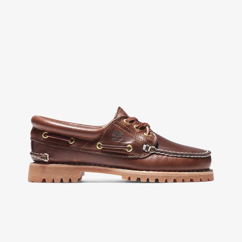 Noreen 3-Eye Lug Boat Shoe 'Brown'