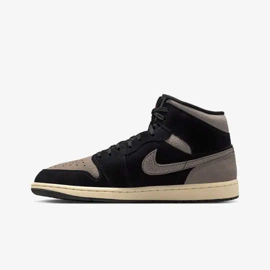 Jordan Air Jordan Kahverengi 1 Mid SE 'Olive Grey' Wunder'de! Kahverengi - 3. görsel