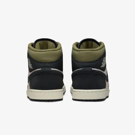 Air Jordan 1 Mid SE 'Off Noir Medium Olive' - Görsel 6