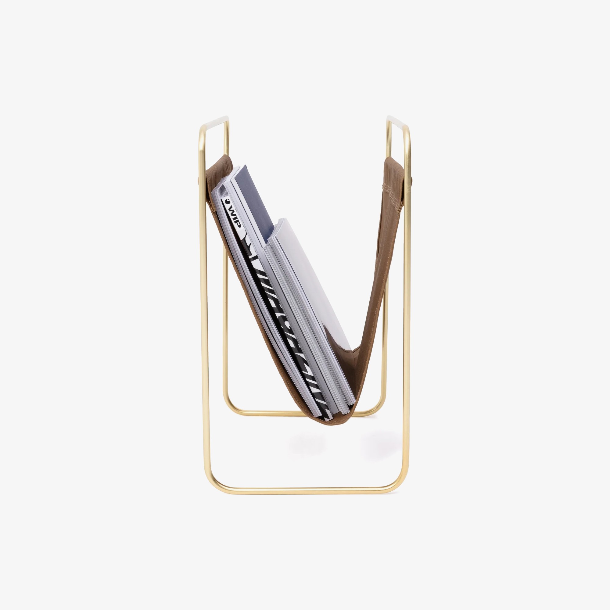 Canvas Magazine Stand 'Hamilton Brown'