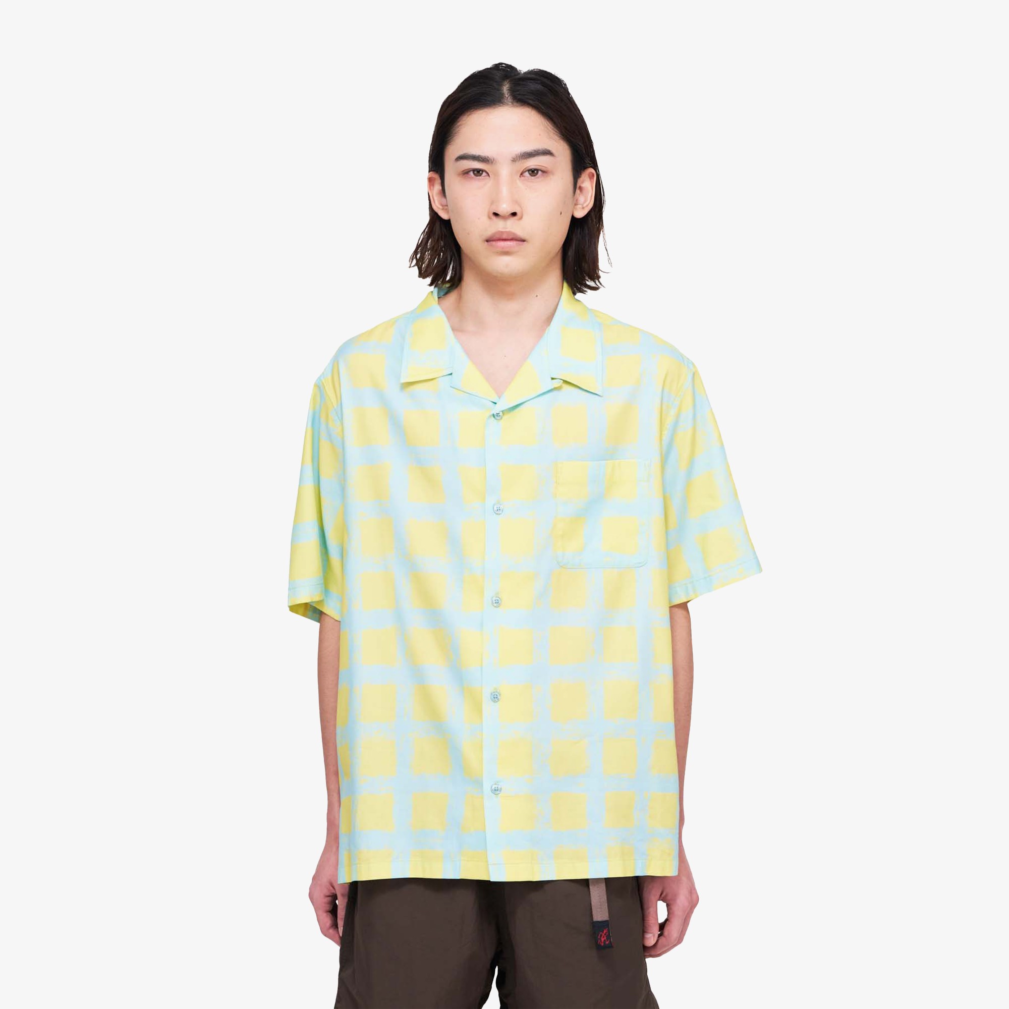 Checkered Rayon Shirt 'Glow'