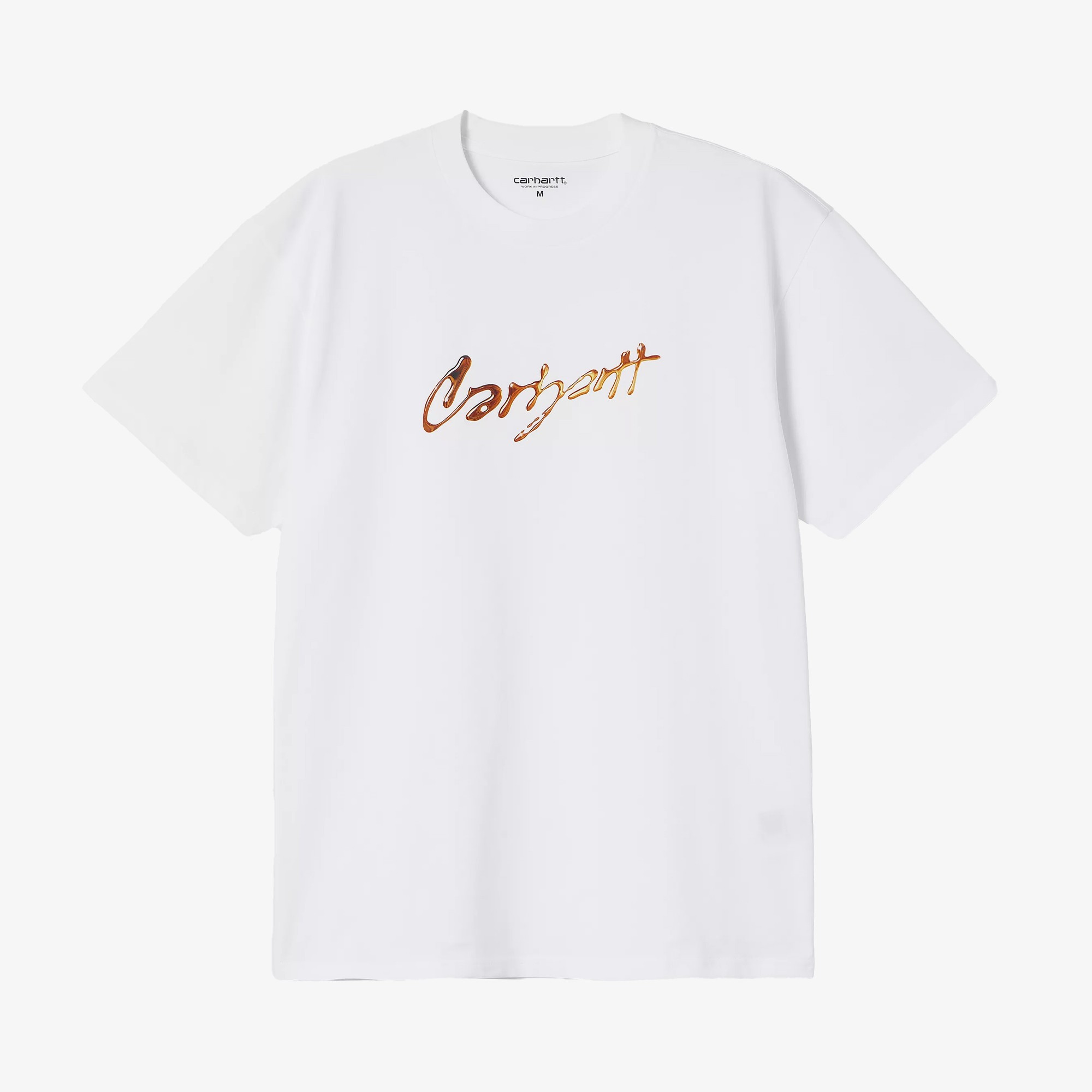 Drip Script T-Shirt 'White'