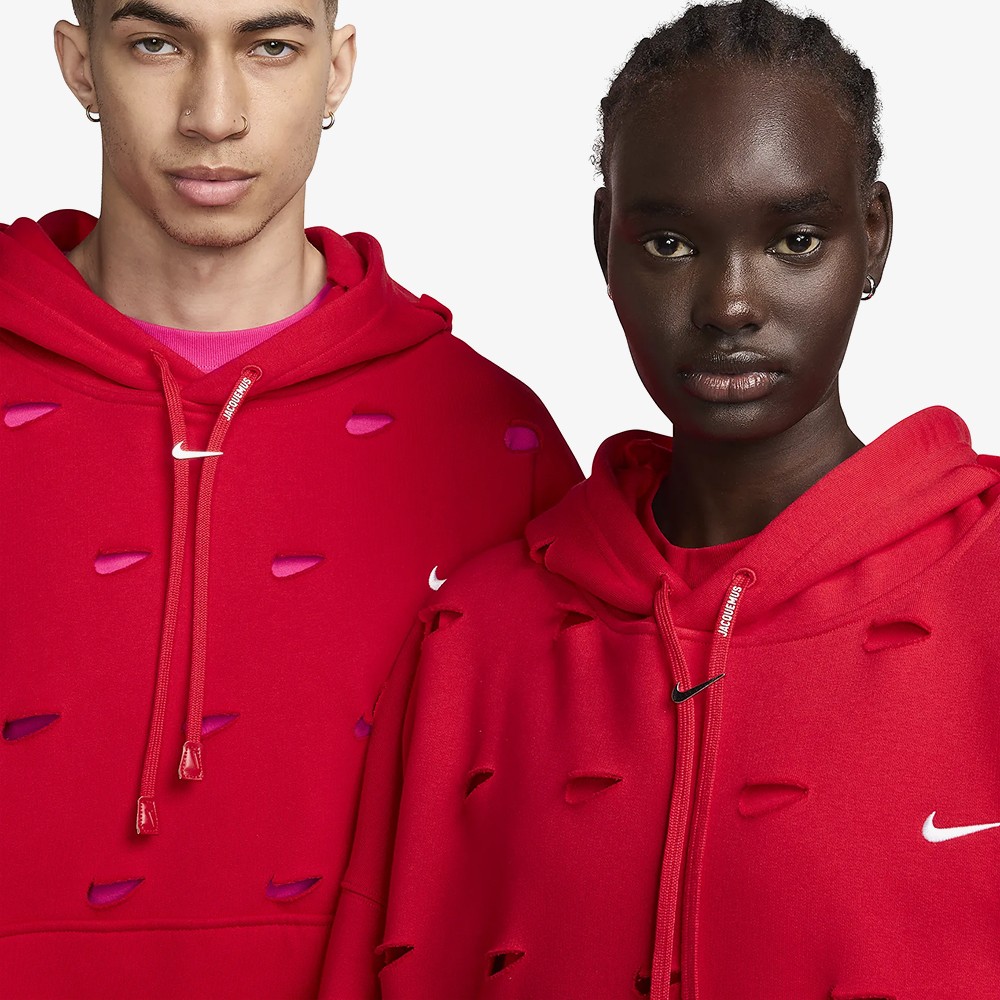 Nike X Jacquemus Swoosh Hoodie 'University Red'