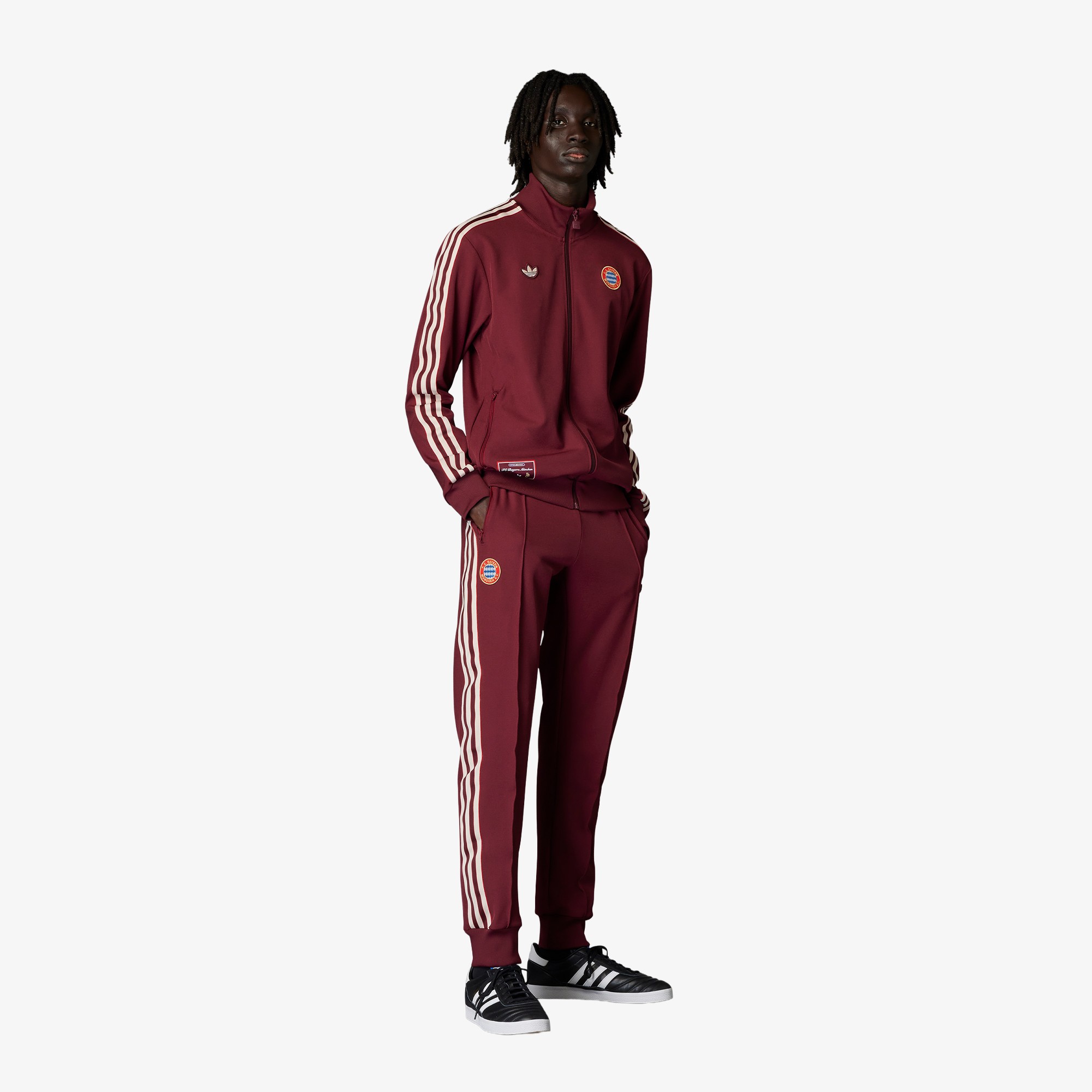 FC Bayern Terrace Icons Track Top 'Shadow Red'