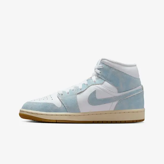 Air Jordan 1 Mid 'Denim Gum' - Görsel 3