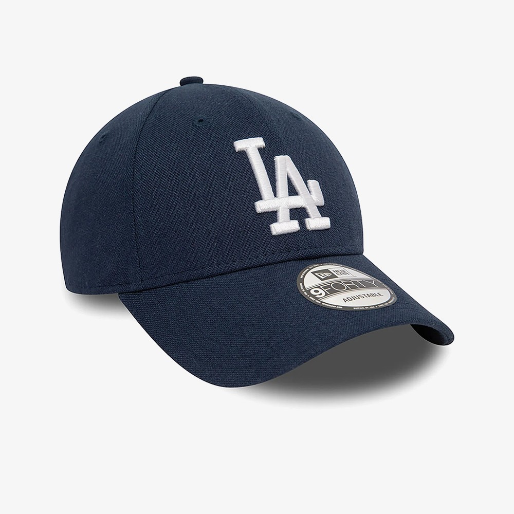 LA Dodgers Linen Navy 9FORTY Adjustable Cap 'Blue'