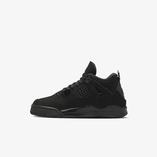 Jordan Siyah Jordan Air 4 Retro 'Black Cat' (PS)