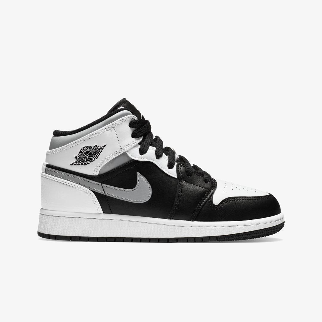 authentic jordan 1 mid white shadow