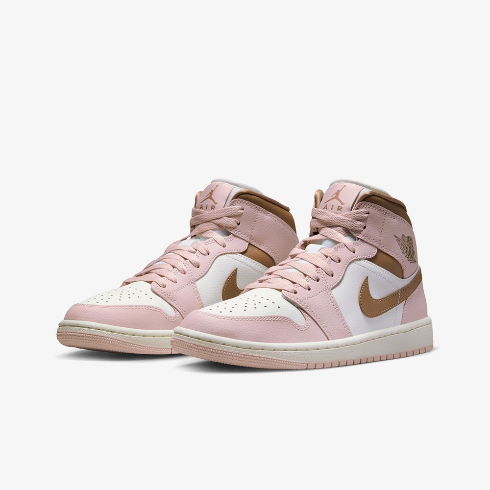 Air Jordan 1 Mid 'Pink Oxford' (W)