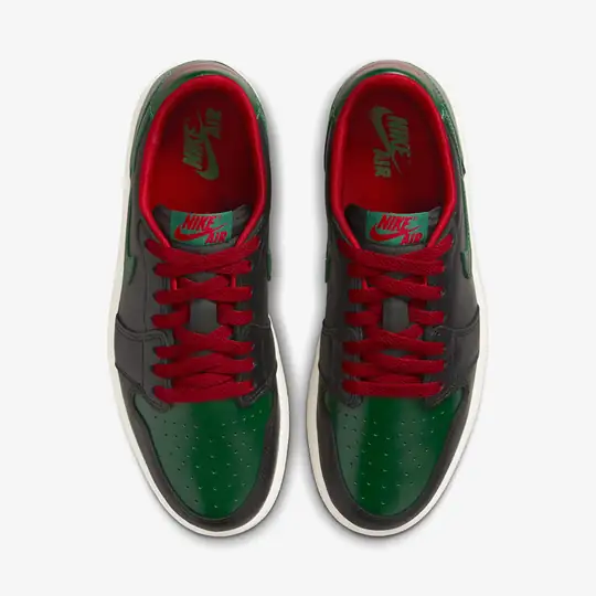 Air Jordan 1 Retro Low OG 'Gorge Green Varsity Red' (W) - Görsel 6