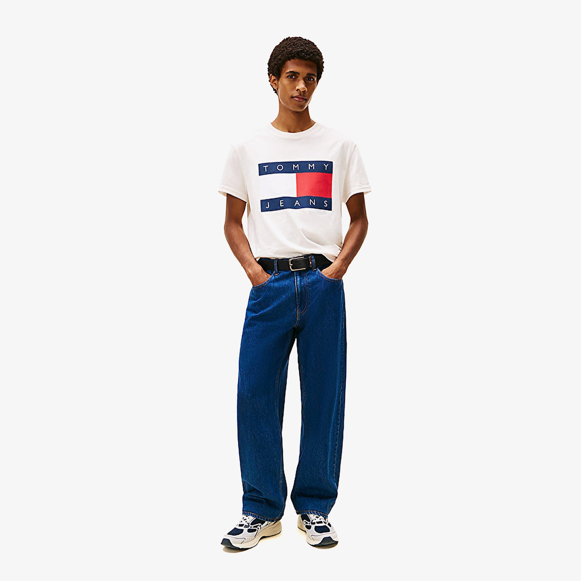 Jaimie Relaxed Straight Leg Jeans 'Blue'