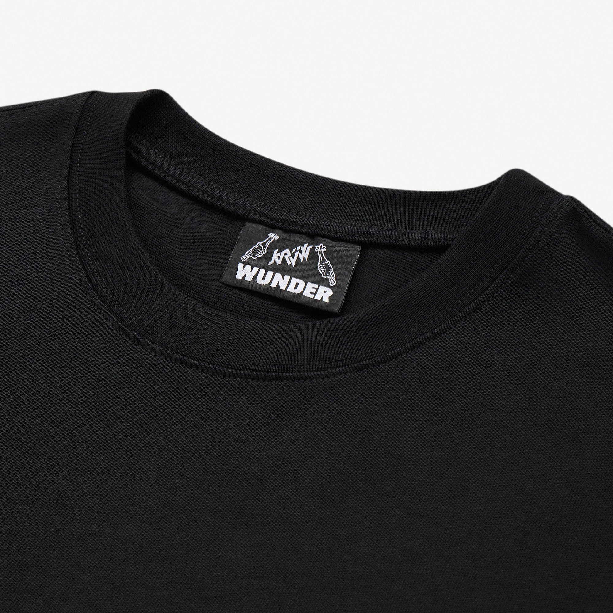 WUNDER x KRÜW Cats Tee 'Black'