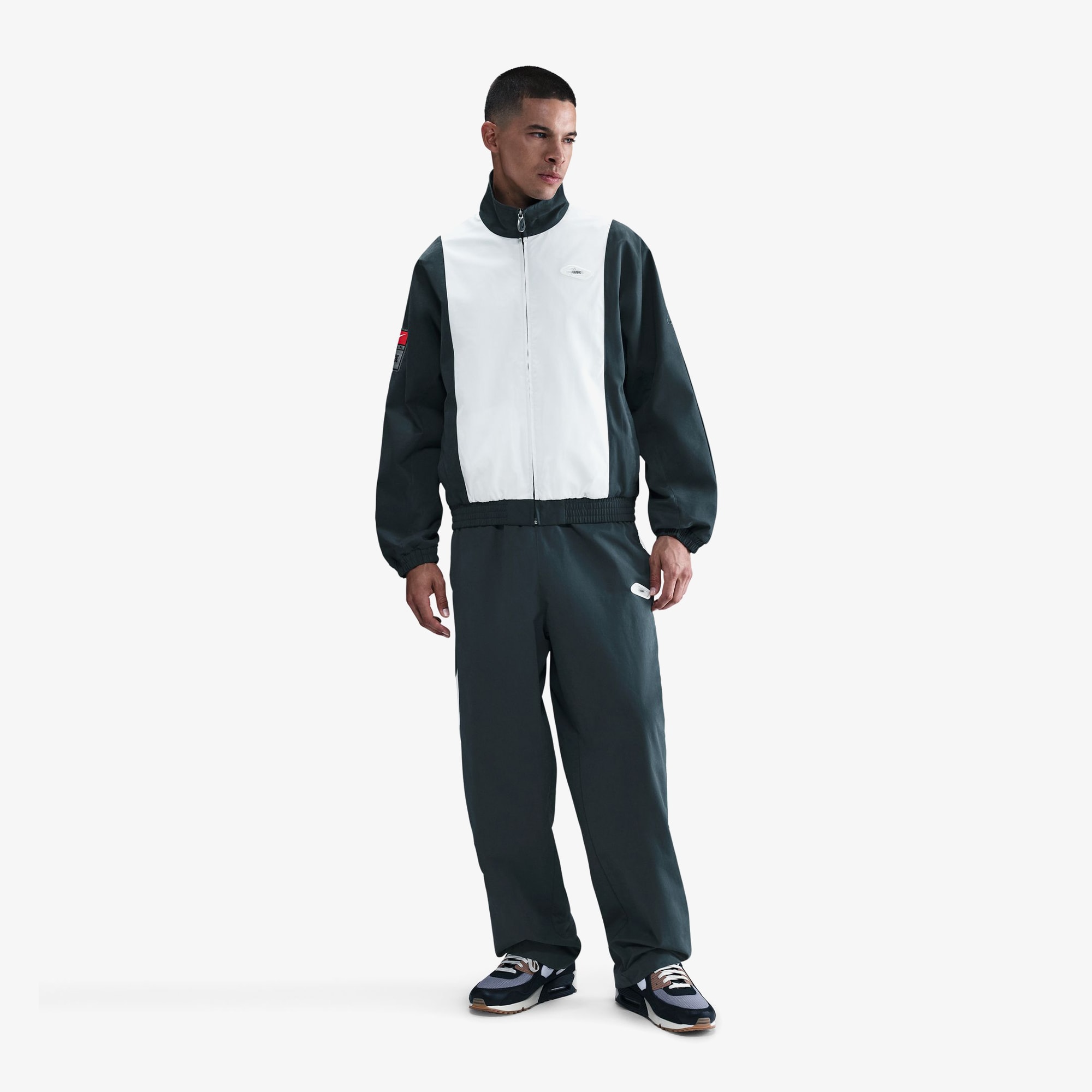 Nike x Patta Track Jacket 'Deep Ocean White'