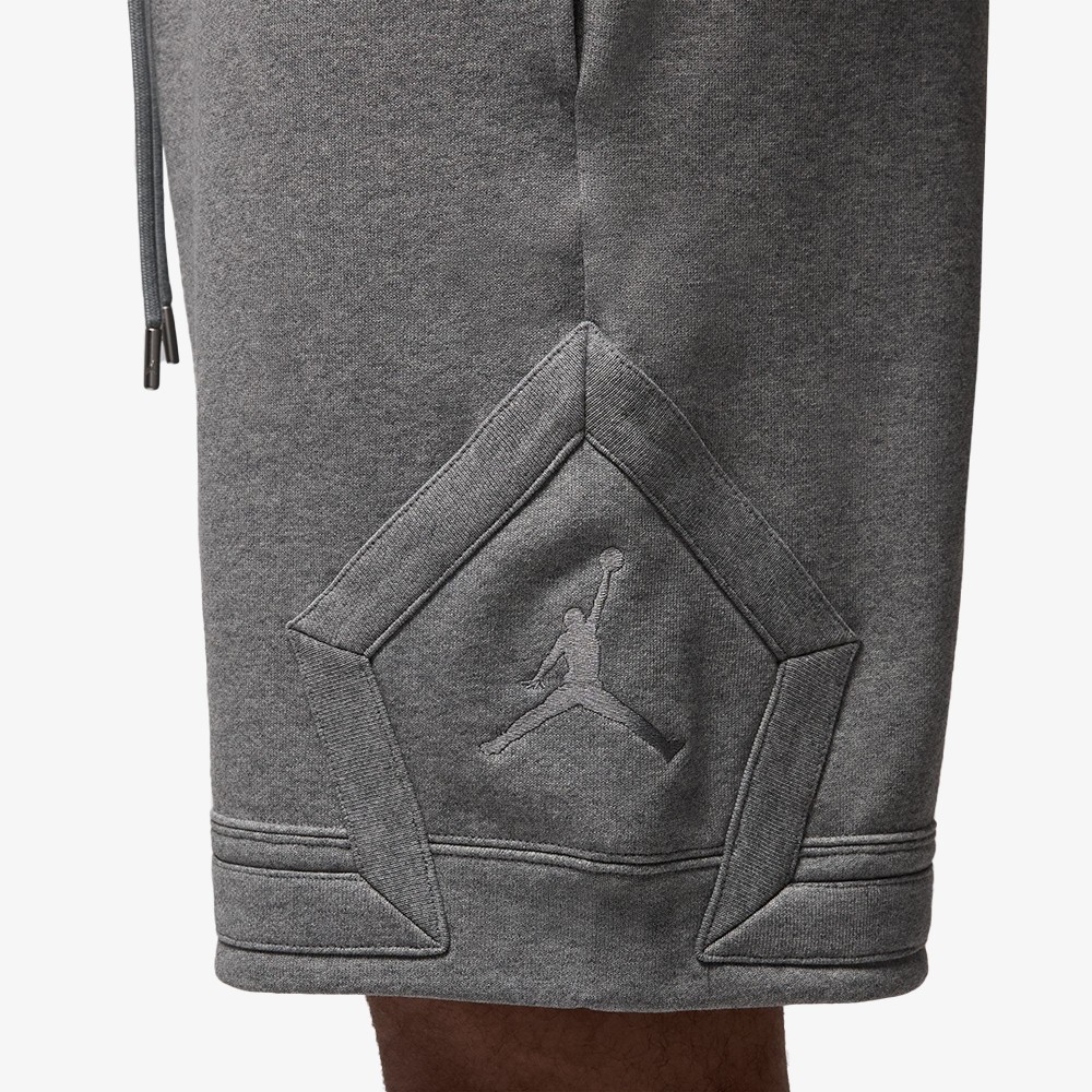 Flight Fleece Diamond Shorts 'Carbon Heather'