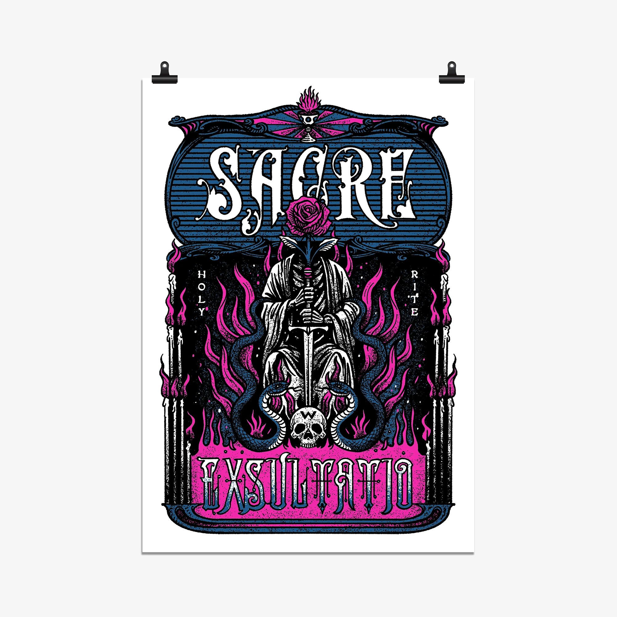 WUNDER x KRÜW Can Dağlı Print 'Holy Rite'