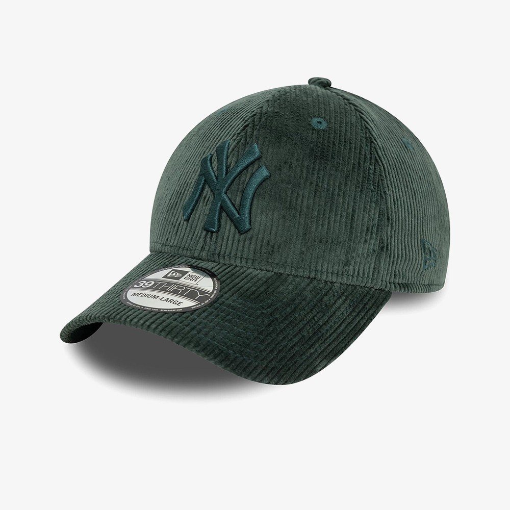 New York Yankees Cord 39THIRTY Stretch Fit Cap 'Dark Green'