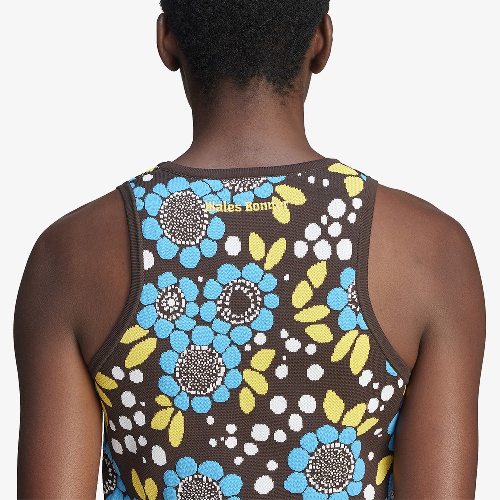 Wales Bonner x adidas Knit Floral Tank Top 'Multi'