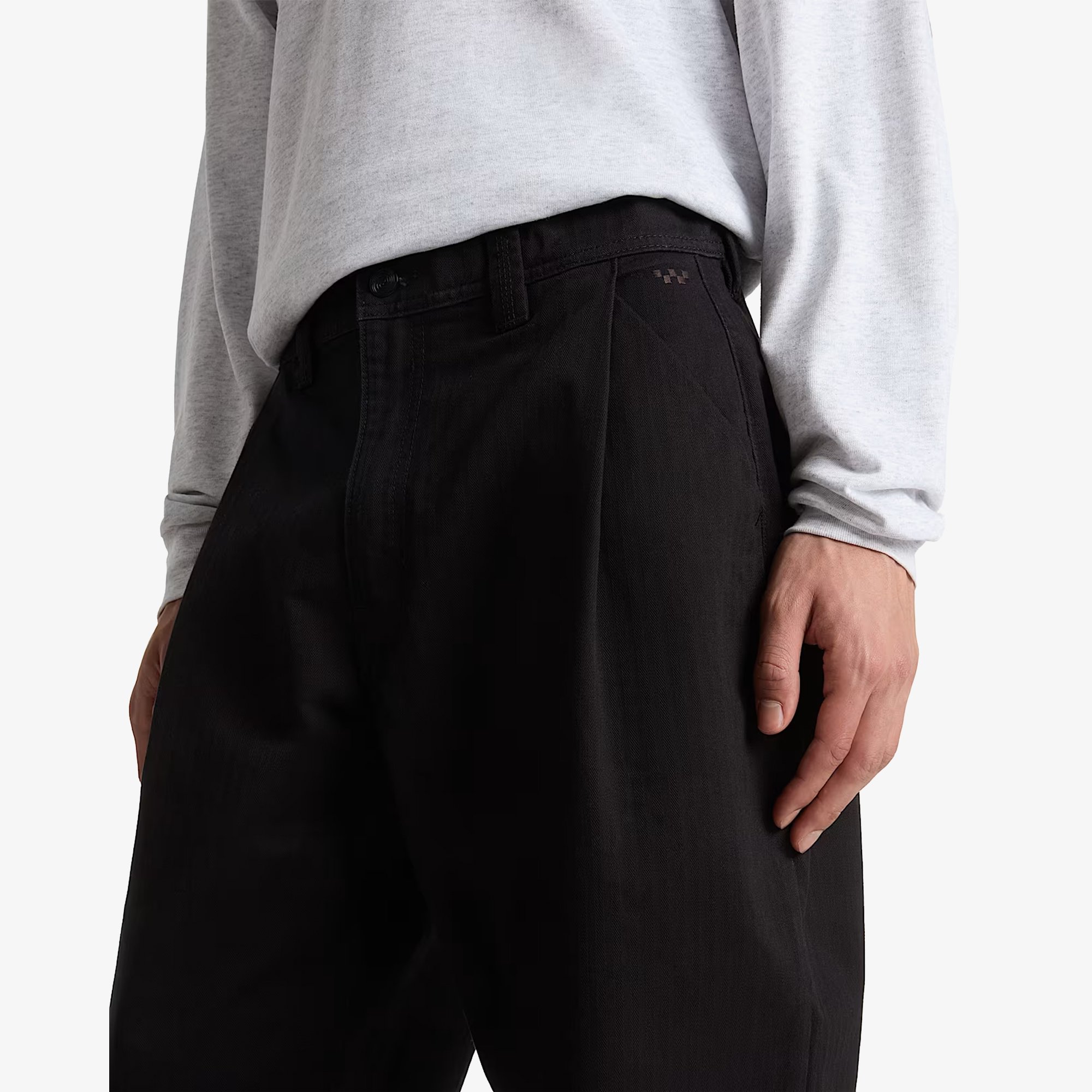 Skate Loose Pleated Pant 'Black'