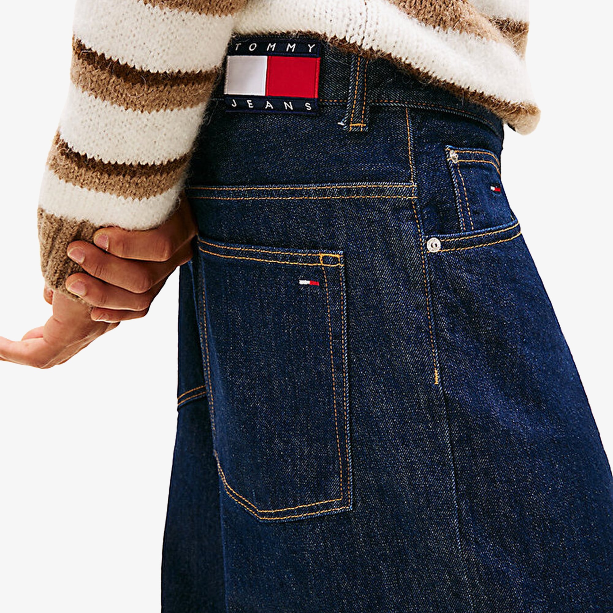 Theo Turn-Up Loose Jeans 'Blue'