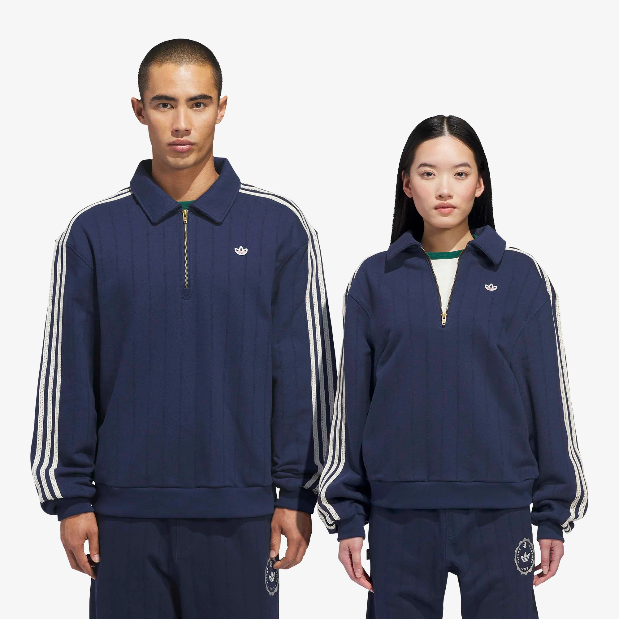 adidas x Clot Quarter Zip 'Night Indigo'