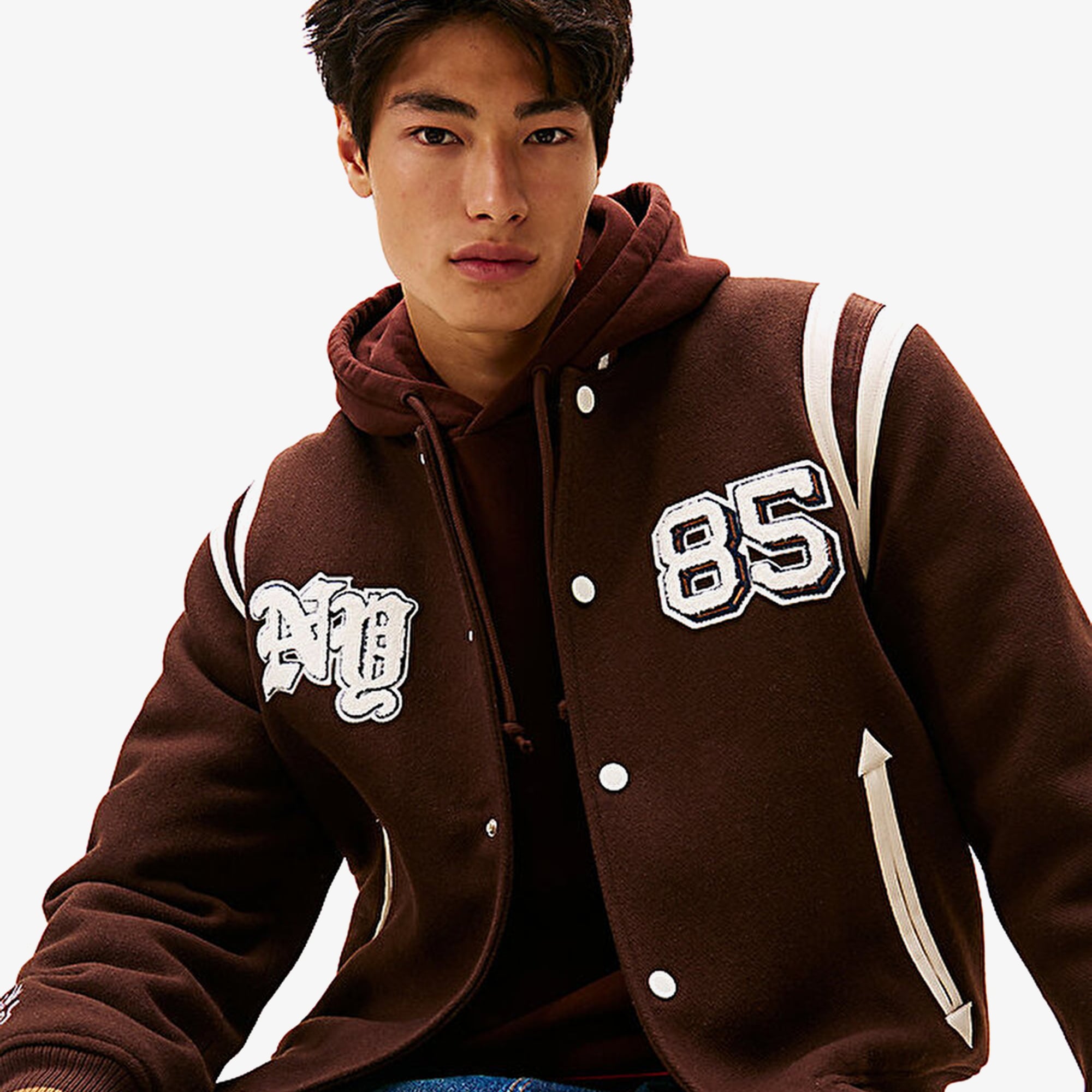 Best Varsity Bomber Jacket 'Rich Brown'