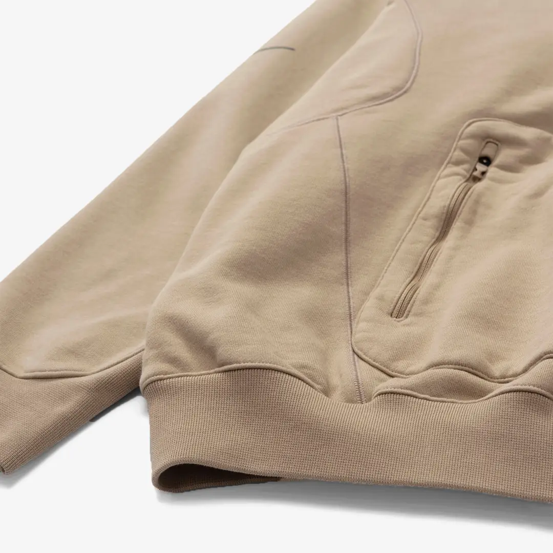 Nike x Off-White Fleece Hoodie 'Khaki' - WUNDER