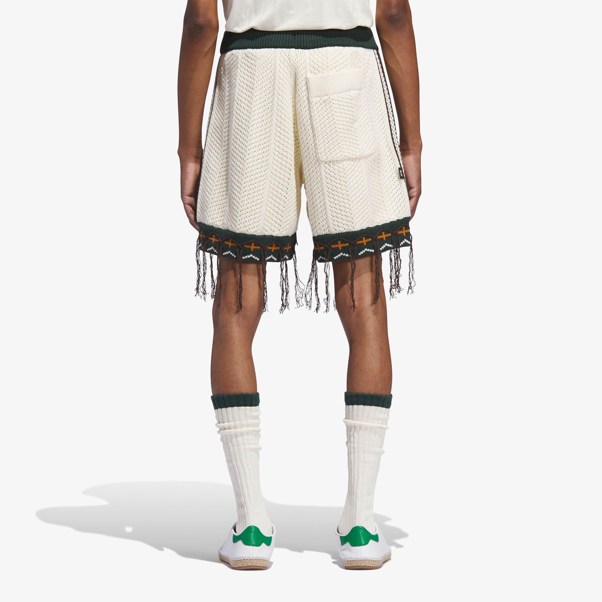 adidas x Clot Crochet Shorts by Edison Chen 'Cream White'