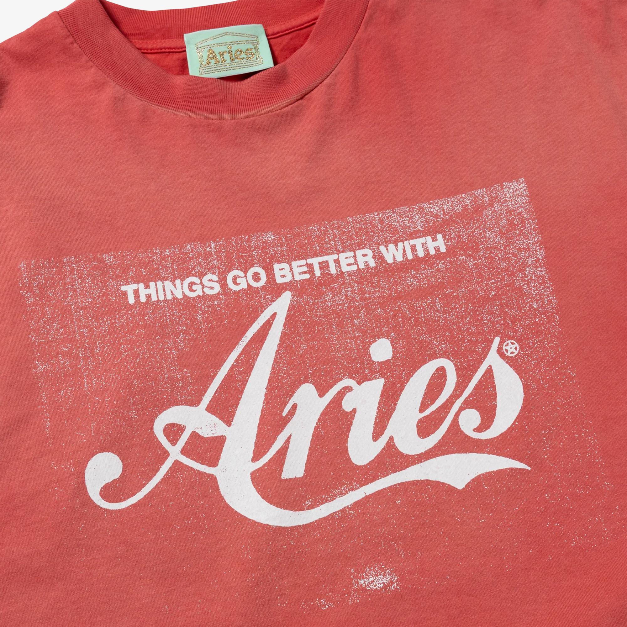 Sunbleached Cola SS Tee 'Red'