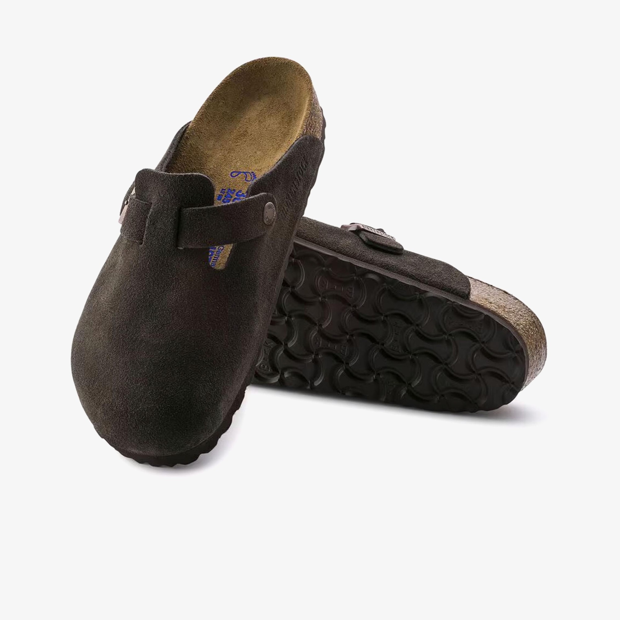 Boston Narrow Slippers Velour 'Taupe'