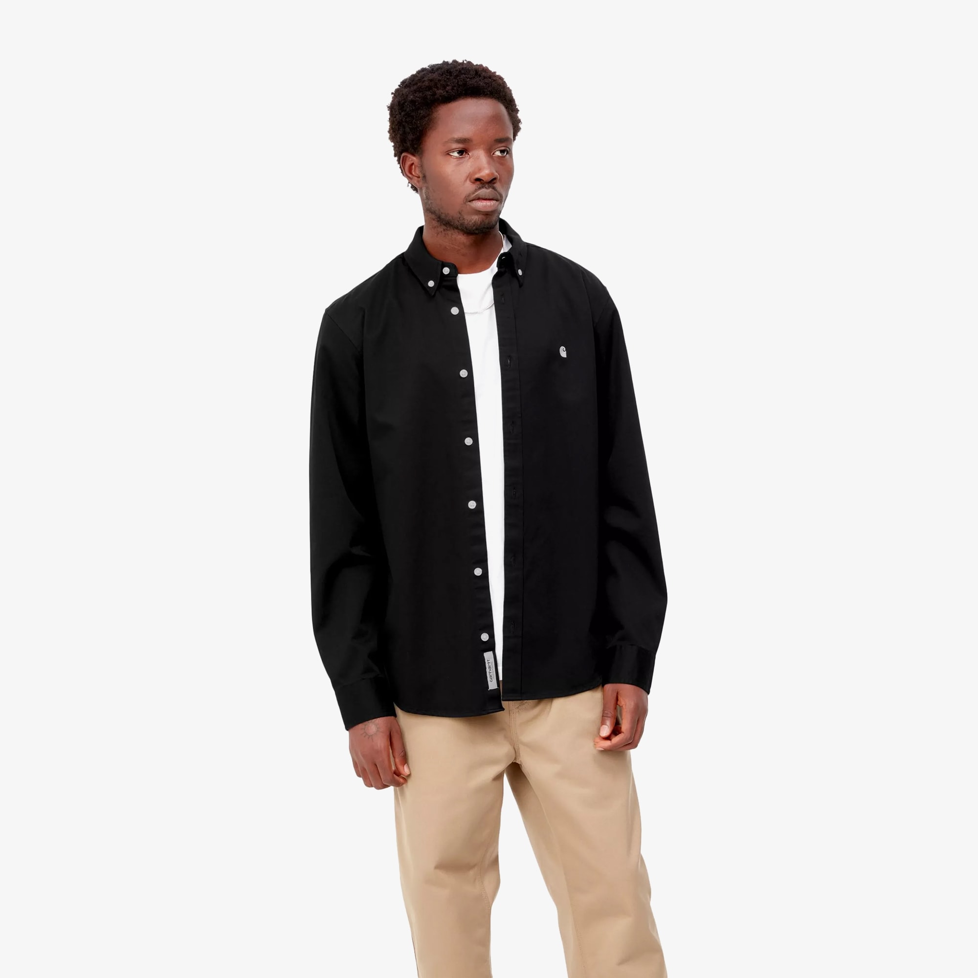 L/S Madison Shirt 'Black Wax'